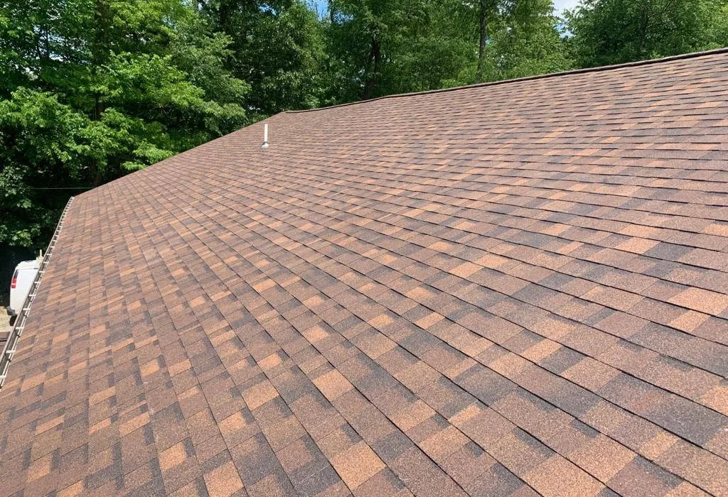 Completed residential roofing project by local Pasadena roofing professionals